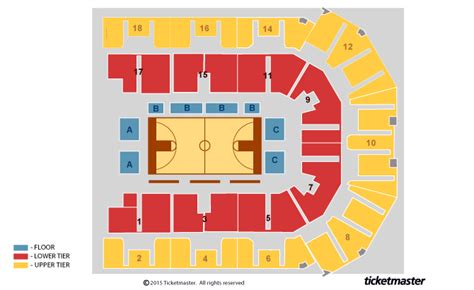 The Original Harlem Globetrotters Seating Plan - M&S Bank Arena