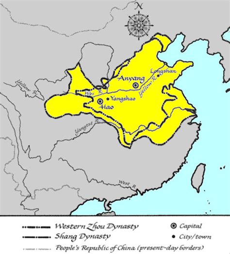 China History Maps - BC 1100-771 Western Zhou