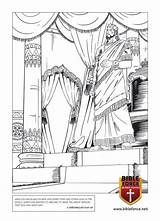 King Solomon Temple Coloring Page sketch template