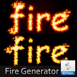 Fire Text Photoshop Action (Text-Effects) | Actions for Photoshop