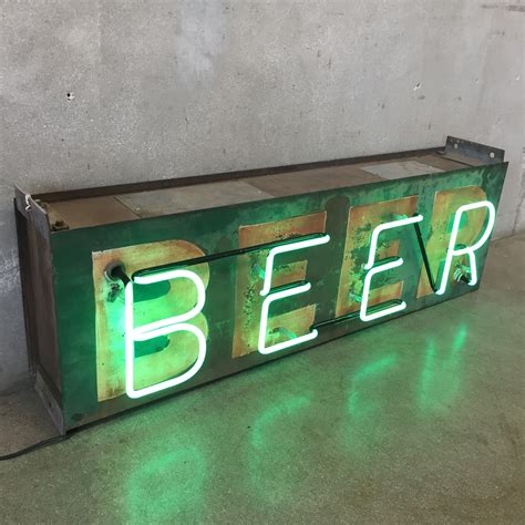 vintage beer neon signs