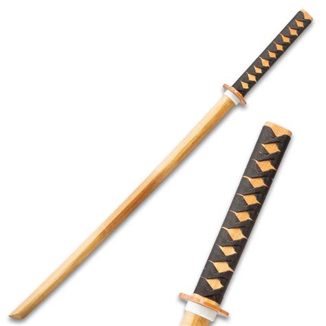 Wooden Daito Bokken Practice Katana Natural | True Swords