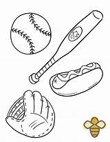 Free Softball Coloring Pages sketch template