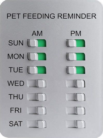 Pet Feeding Reminder in 2020 | Dog feeding, Dog feeding schedule, Dog feeding station