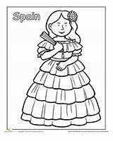 Coloring Pages About Spain sketch template