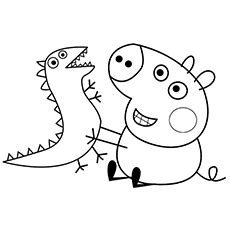 Top 35 Free Printable Peppa Pig Coloring Pages Online