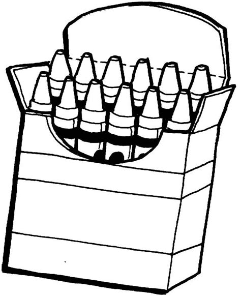 Box Crayons Coloring Pages For Kids : Best Place to Color | Coloriage, Coloriage crayon, Couleur