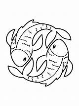 Pisces Art Coloring Page  Free Printable Pages For Kids sketch template