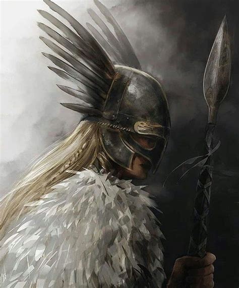 Walküre Valkyrie Norse Mythology, Mythology Art, Freya Goddess, Norse ...