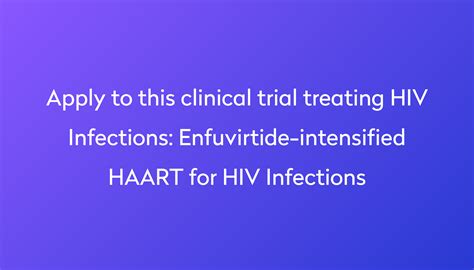 Enfuvirtide-intensified HAART for HIV Infections Clinical Trial 2022 | Power