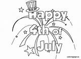 Fourth Of July Coloring Pages Printable sketch template