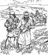 Mountain Men  The History Of Fur Trapping Coloring Book Dover sketch template