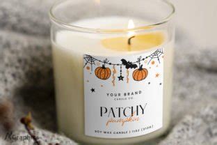Thanksgiving Candle Label Canva Template Graphic by AN Graphics · Creative Fabrica