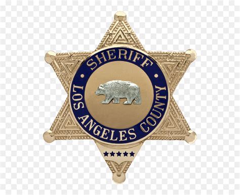 Badge Of The Sheriff Of Los Angeles County - Angeles County Sheriff Badge, HD Png Download - vhv