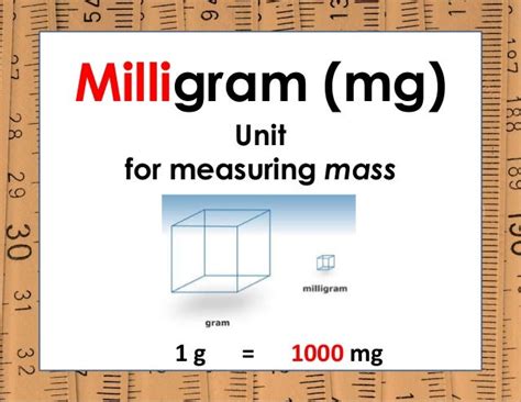 Measurement Unit Vocabulary/Word Wall