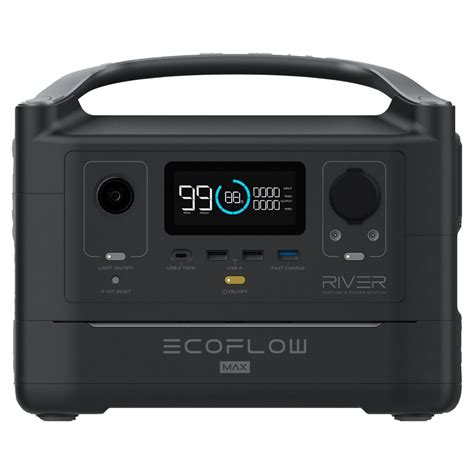 EcoFlow River600 Portable Rechargeable 1800W Max Solar Power Generator ...