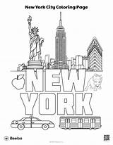 New York City Themed Coloring Pages • Beeloo Printable Crafts And  sketch template