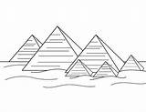 The Giza Pyramids coloring Page  Download Print Or Color Online For Free sketch template