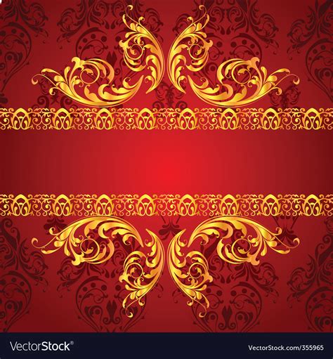 Classical floral background Royalty Free Vector Image