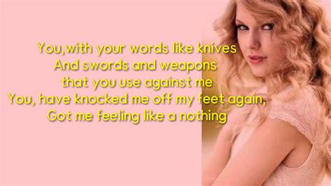 Mean -Taylor Swift [Lyrics] - YouTube