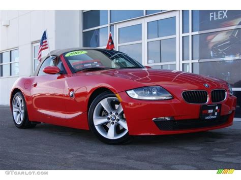 2007 Bright Red BMW Z4 3.0i Roadster #26549416 Photo #19 | GTCarLot.com ...