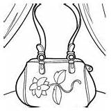 Malvorlage Handtasche  Ausmalbild kostenlos Herunterladen sketch template