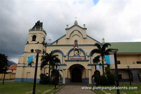 Facade of the Sta. Catalina Parish Church in Poblacion, Arayat Pampanga