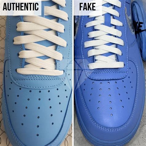 How To Spot Real Vs Fake Nike Air Force 1 Off-White MCA – LegitGrails