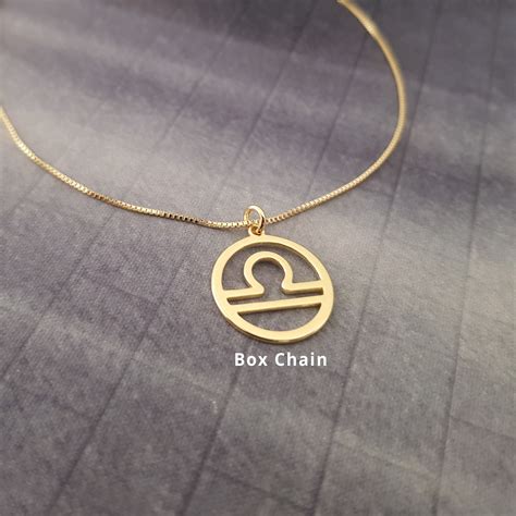 Libra Sign Necklace Libra Symbol Necklace Libra Zodiac - Etsy