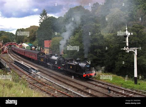 North Yorkshire Moors Railway, 50th Anniversary Steam Gala, 2023 - locomotives 2392 and 55189 at ...