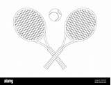 Tennis Ball Coloring Page sketch template