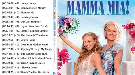 Mamma Mia Soundtrack 2 - A B B A Greatest Hits Full Album - Mamma Mia Album Soundtrack Playlist ...