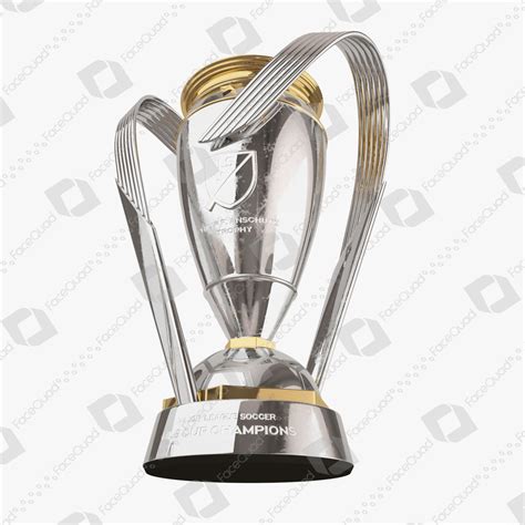 MLS Cup Trophy 3D Model | FaceQuad