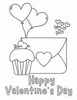 Cat Valentines Day Coloring Pages sketch template