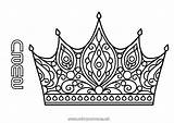 Princess Crowns Coloring Pages sketch template