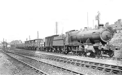 Tyseley Shed: GWR 2-8-0 28xx Class No 2800 is seen leaving Tyseley ...