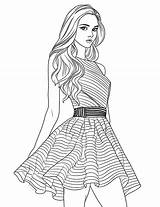 49 Stunning Dress Coloring Pages For Kids And Adults  Our Mindful Life sketch template