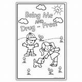 Drug Awareness Coloring Pages sketch template