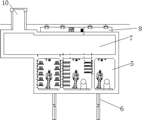 Comprehensive pipe rack structure built in combination with tramcars on urban existing road ...