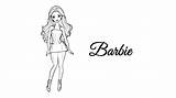 Cute Barbie Coloring Pages  Printable Worksheet SlideChef sketch template