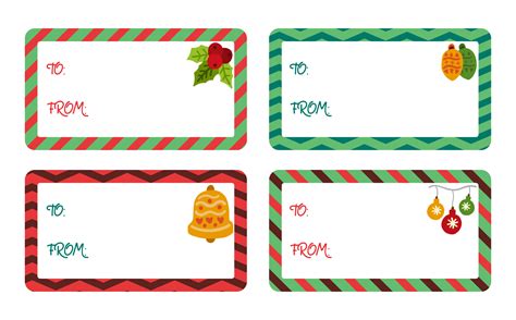 Free Editable Printable Christmas Labels - PRINTABLE TEMPLATES