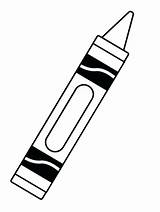 Printable Blank Crayon Template  Customize And Print sketch template