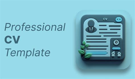 Professional CV Template | Figma