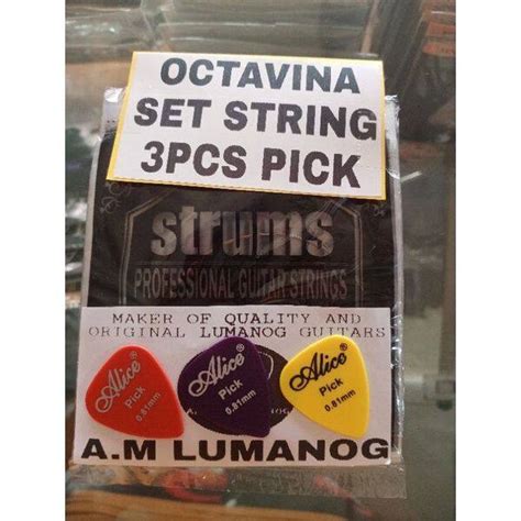 BANDURIA , OCTAVINA , LAUD SET STRING WITH PICK | Lazada PH