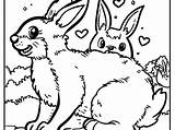Rabbit Winter Coloring Pages coloring Page & Book For Kids sketch template