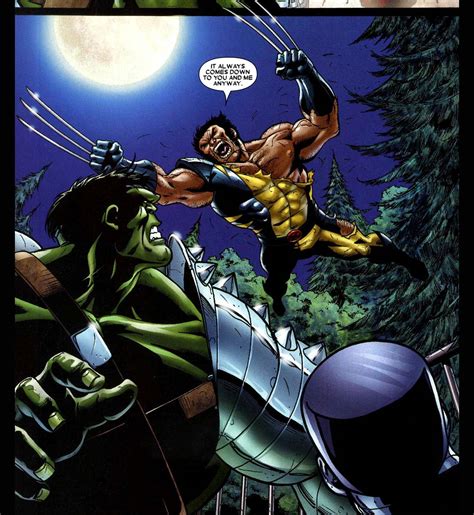 The Hulk VS Wolverine – Comicnewbies