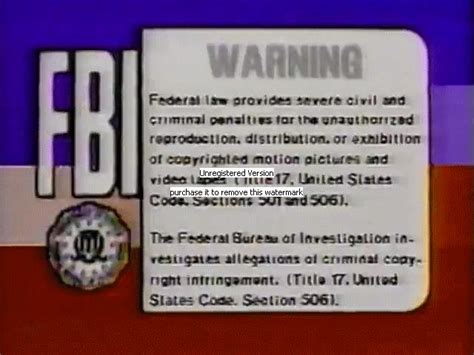 Image - Warning Screen 7.jpg | The FBI Warning Screens Wiki | Fandom ...