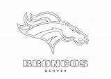 Broncos Logo Coloring Pages sketch template