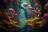 bleuberrybliss - Scenery - Mushroom forest