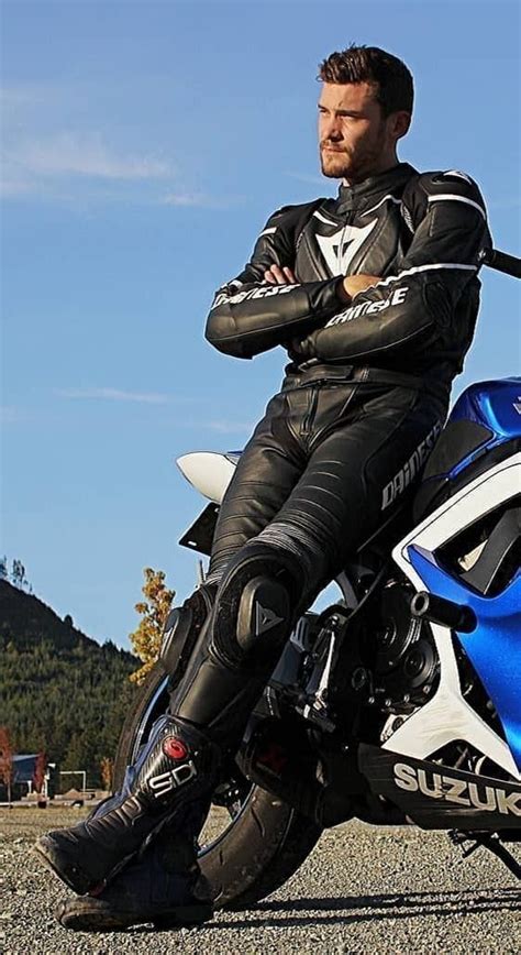 BlackLeatherAndBiker | Bike photoshoot, Biker photography, Motorcycle men